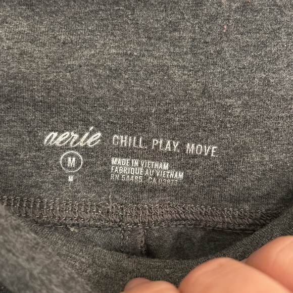 Aerie Leggings in Heather Gray-Size M - Picture 3 of 5
